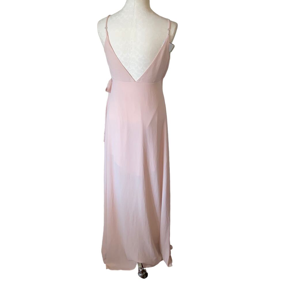 Show Me Your MuMu Mariah Wrap thin strap v-neck party barbiecore Dress Large - Picture 4 of 10
